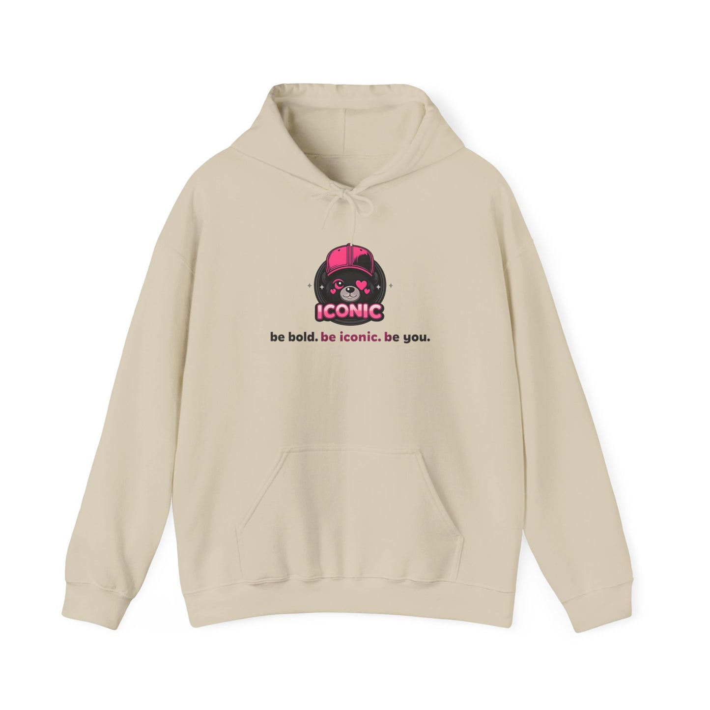 Iconic Skull Hoodie — "be bold, be iconic, be you." Graphic Pullover