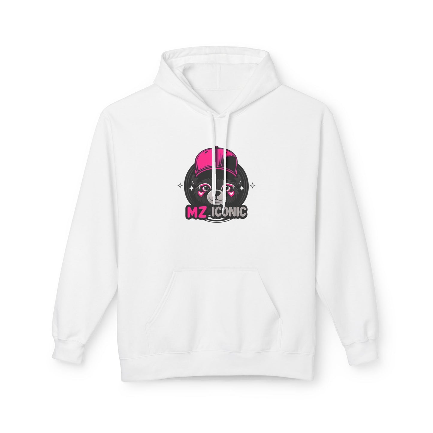 MZ Iconic Hoodie - Playful Unisex Fleece Sweatshirt, Cool Graphic Pullover, Trendy Streetwear, Ideal Gift for Friends, Casual Wear