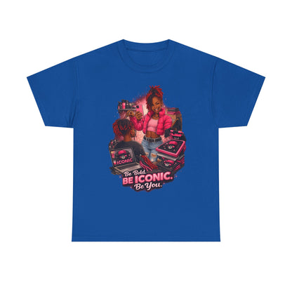 Be Iconic Tee — "Be Bold, Be Iconic, Be You" Graphic T-Shirt