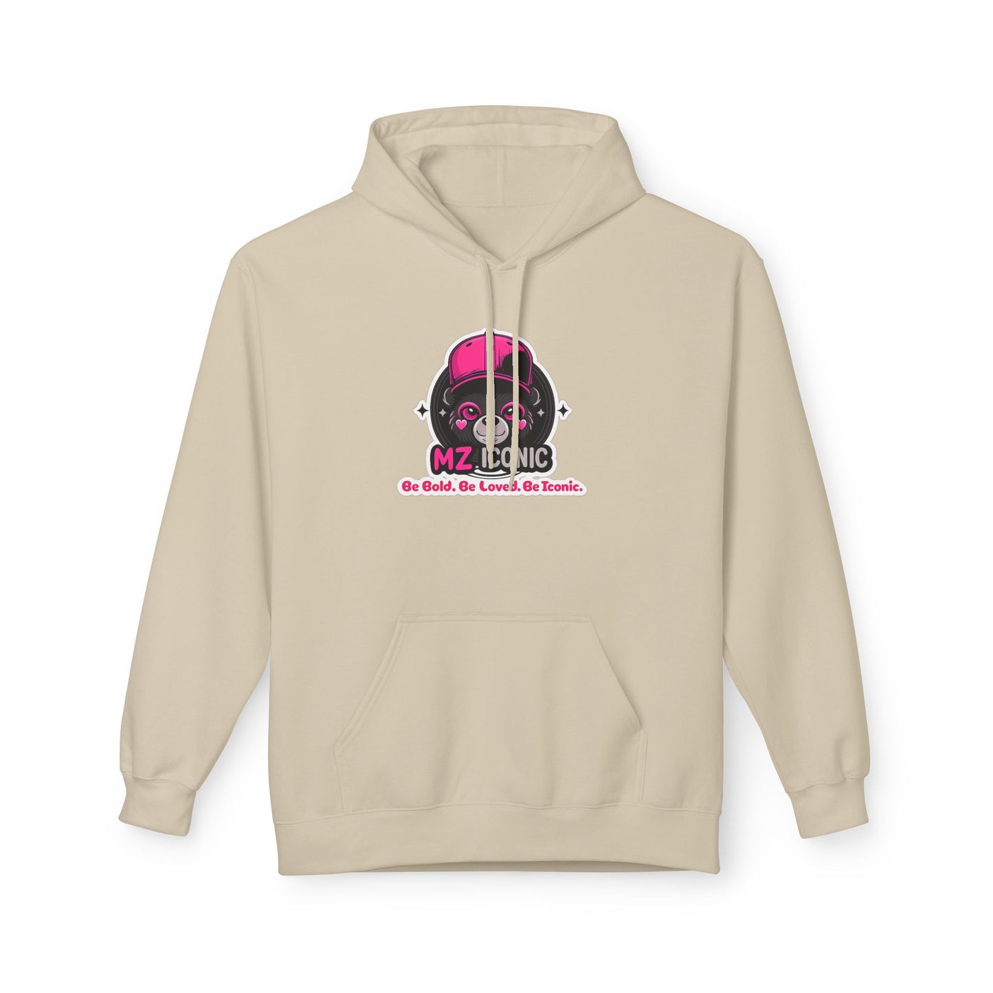 MZ Cosmic Skull Hoodie — Cute Pink Astronaut Skull Graphic Sweatshirt