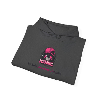 Iconic Skull Hoodie — "be bold, be iconic, be you." Graphic Pullover
