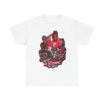 Be Iconic Tee — "Be Bold, Be Iconic, Be You" Graphic T-Shirt