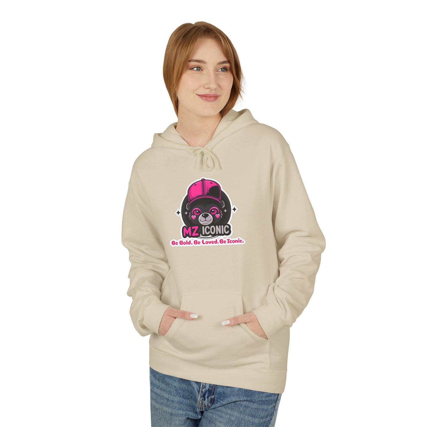 MZ Cosmic Skull Hoodie — Cute Pink Astronaut Skull Graphic Sweatshirt