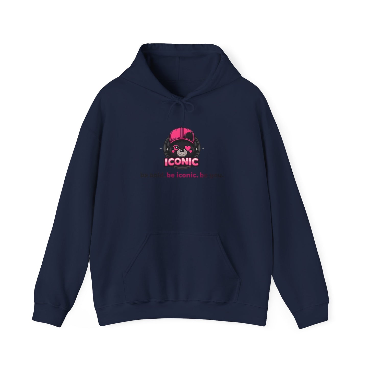 Iconic Skull Hoodie — "be bold, be iconic, be you." Graphic Pullover